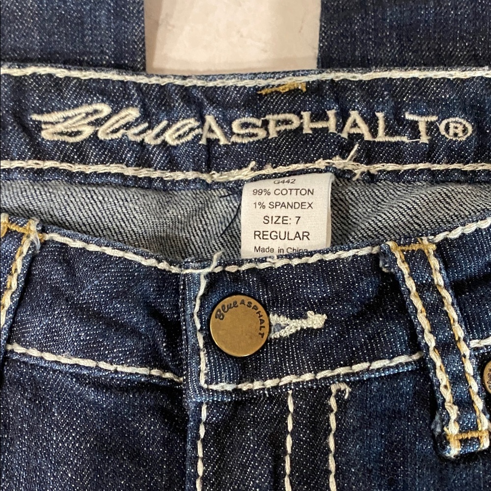 Classic Blue Asphalt Denim Jeans - Picture 2 of 9